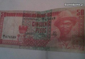 Nota de 50 Pesos - Guiné-Bissau