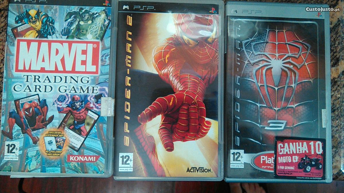 Marvel, Spider-Man Edições Nacionais de videojogos PSP