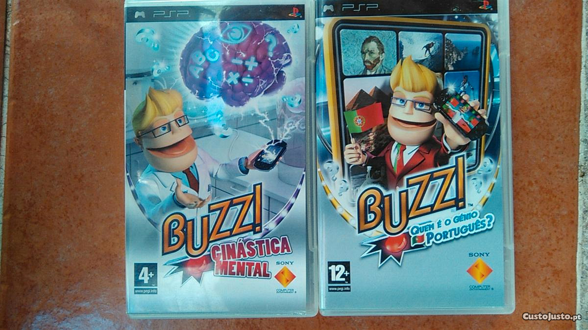 Buzz! Edições Nacionais de videojogos PSP Falado em Português