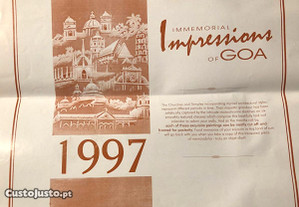 Calendário 1997 Immemorial Impressions of Goa