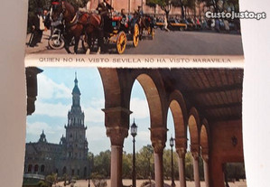 Coleção postais antigos de Sevilha