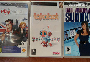 Play English, Sudoku, Tokobot Edições Nacionais de videojogos PSP
