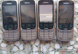 Nokia 6303c, 6303ci, 6500c e 6600 funcionais