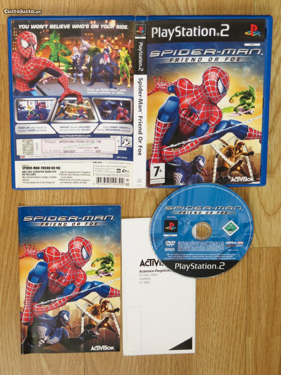 spider-man friend or foe PS2