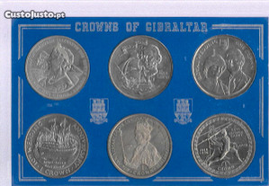 Gibraltar - Crowns - 1980-1995 - - Moedas