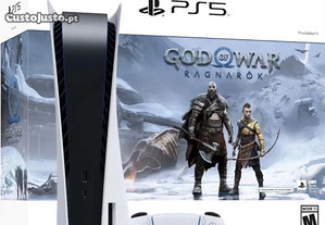 Consola PS5 (825 GB) + Jogo PS5 God Of War Ragnarök