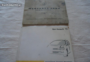 Manuais de Instruções de carros -Mercedes -Benz-1965 -Opel Corsa B