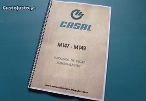 Catálogo Peças Motor Casal M147 e M149 motorizada 50 cc