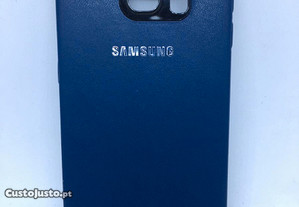 Capa pele sintética para Samsung Galaxy S6 Edge
