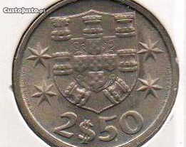 2.50 Escudos 1965 - soberba