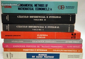 Lote livros Calculo/ matematica