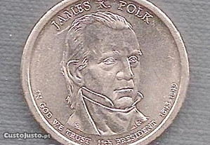 Moeda USA - Dollar 11 Presidente James Knox Polk