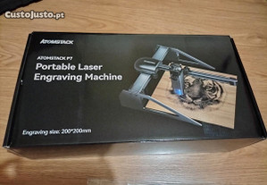 Máquina de gravação a laser