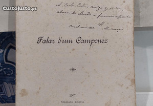 Falar D´um Camponez - Abel de Mendonça 1907 Raríssimo