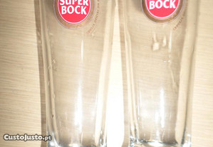 Conjunto 2 copos cerveja s.bock expo98