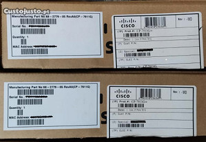 Telefones Cisco 79XX e transformadores 48V