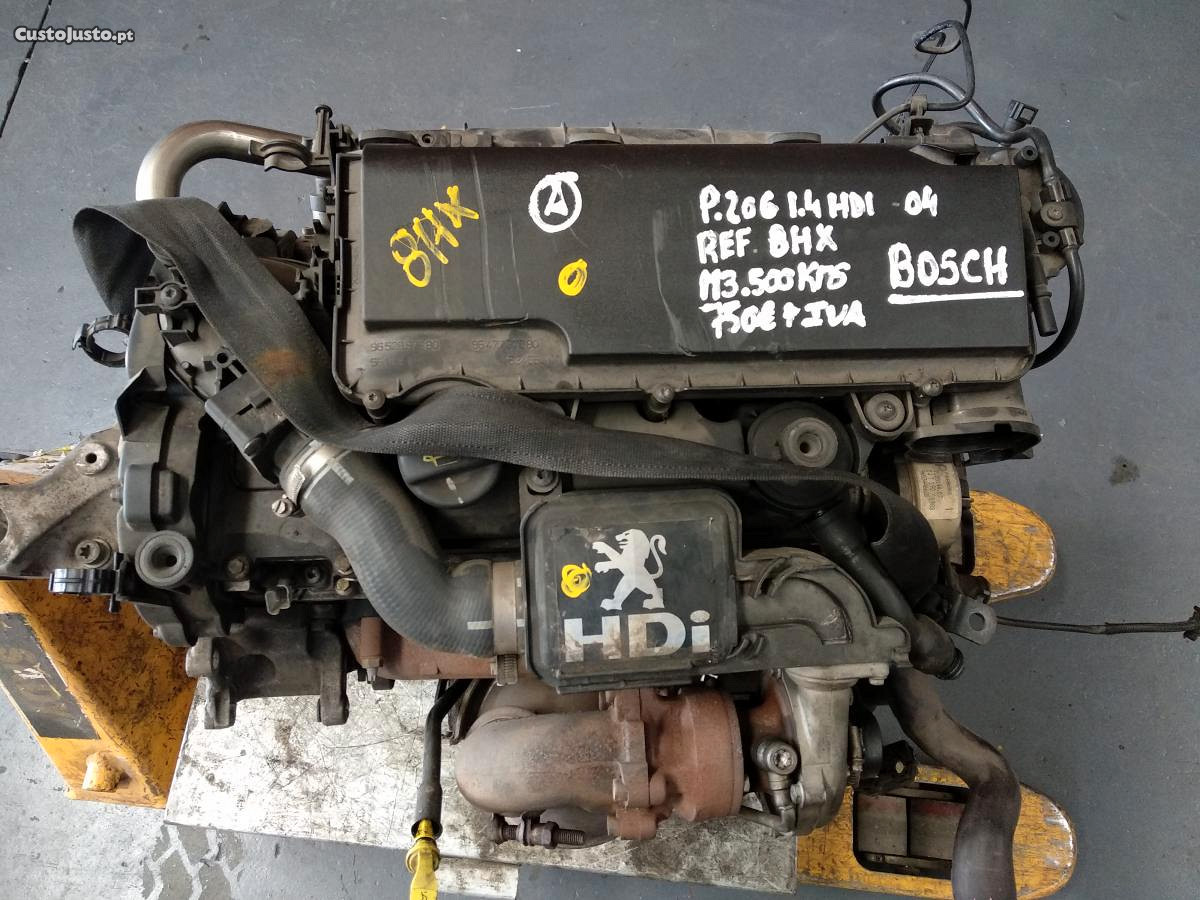 motor peugeot 206 1.4 hdi ´04(8HX) Inj.Bosch à venda