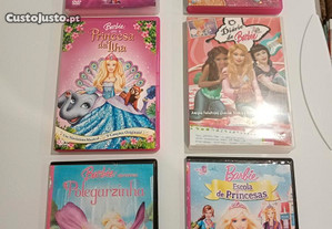 Coleção 6 Dvd's da Barbie - NOVOS e SELADOS!