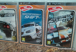 Need For Speed Edições Nacionais de videojogos PSP NOVOS