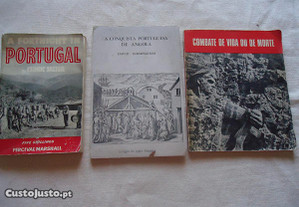 Livros A conquista de angola 1965 -Combate de vida ou de morte 1975 - A Fortnight Portugal 1957
