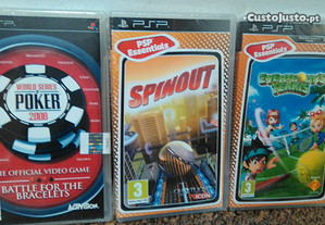 Poker, Spinout , Edições Nacionais de videojogos PSP NOVOS