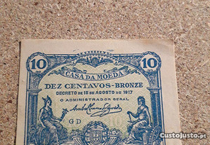 Nota-cédula 10 centavos 1917