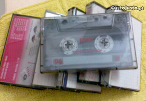 Cassetes áudio usadas-conj.10
