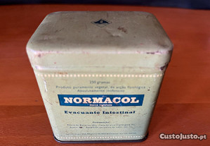 Lata antiga de medicamento NORMACOL