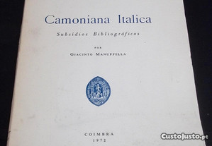 Livro Camoniana Italica Giacinto Manuppella 1972