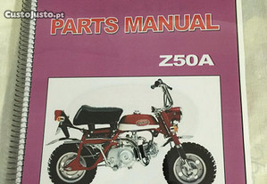 Honda Mini Trail Z50A Parts List (K0-K1-K2)