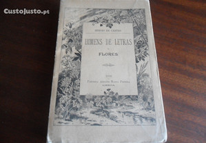 "Homens de Letras e Flores" de Sergio de Castro - 1ª Edição de 1926