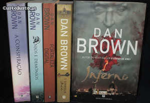 Livros Dan Brown Pack Especial 1ª edição Bertrand