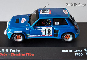 Miniatura 1:43 Renault 5 Turbo | Bruno Saby Tour de Corse 1980 | * 