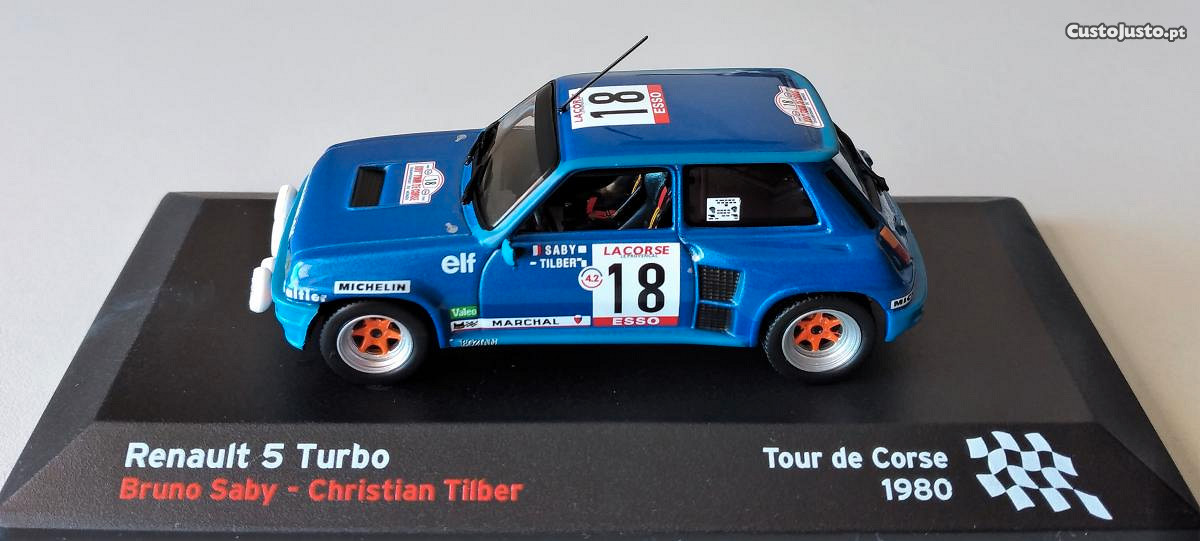 Miniatura 1:43 Renault 5 Turbo Tour de Corse (1980) Bruno Saby