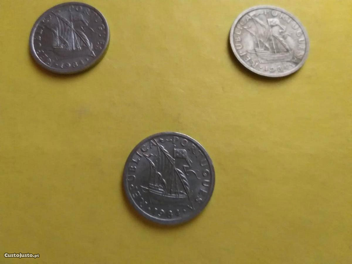 Dois escudos e cinquenta centavos (2$50) Cupro-Níquel 1984