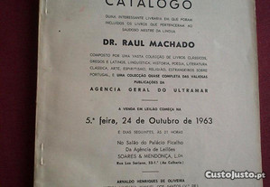 Catálogo-Biblioteca do Dr. Raúl Machado-1963