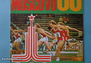 Caderneta de cromos Moscovo 80 Jogos Olímpicos