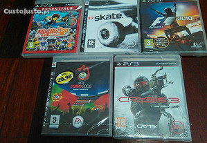 Crysis, Skate, UEFA Edições Nacionais de videojogos PS3 (PlayStation) NOVOS