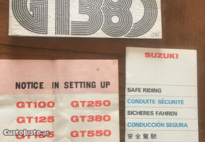 Livros de instruções para suzuki GT 380