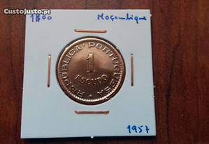 Moeda 1$00 1957 Moçambique