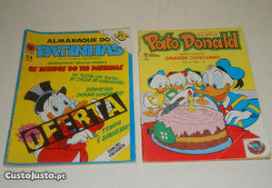 Duas Revistas Pato Donald Walt Disney