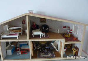 Casa de bonecas vintage Lundby Suécia anos 70