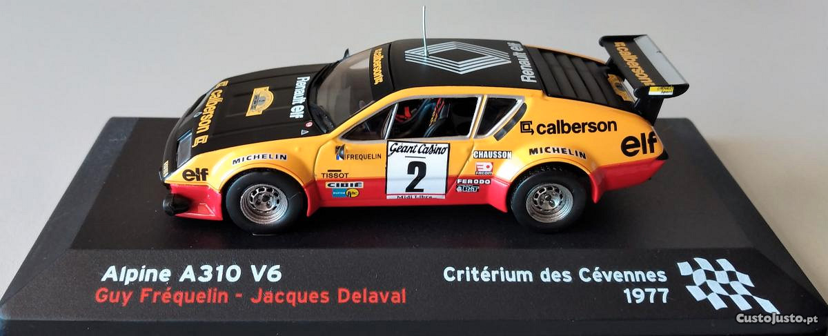 Miniatura 1:43 Alpine A310 V6 Critérium Cévennes 1977 Guy Frequelin