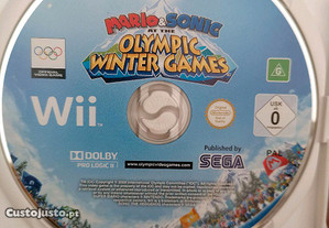 Jogo Nintendo Wii super mario sonic jogos inverno