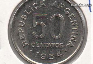 Argentina - 50 Centavos 1954 - soberba