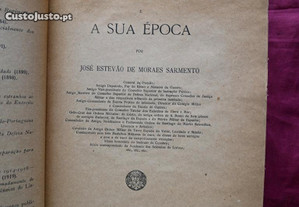 General José Estêvão de Moraes Sarmento. D. Pedro I e a sua época. 1924