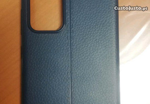 Capa azul, de silicone, para Samsung A71, nova
