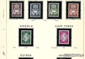 Selos Portugal e Colónias 1949-75º Aniversário UPU-MNH