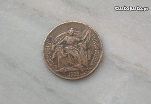 Moeda 50 centavos de 1926 - bronze alumínio