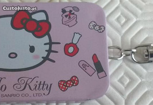 Porta-chaves Hello Kitty com cartas